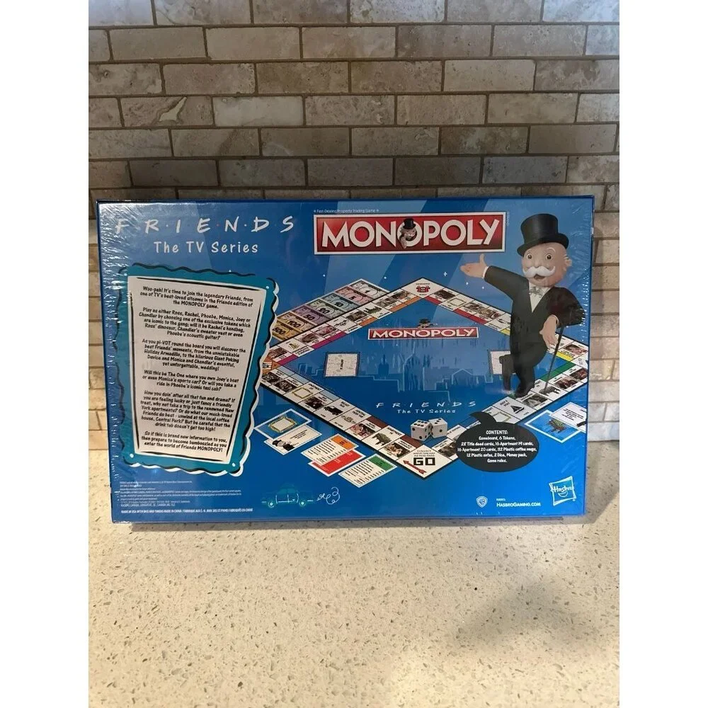 Monopoly‎ Friends TV Series Edition Board Game Hasbro BRAND NEW SEALED - Picture 2 of 2